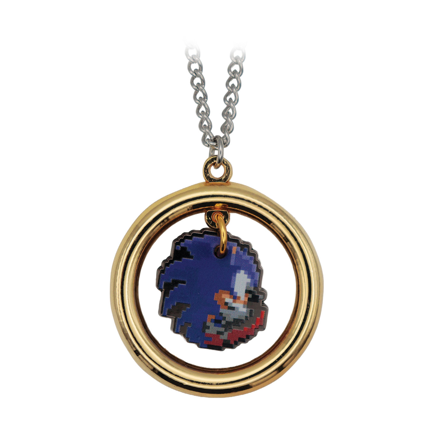 Sonic The Hedgehog Limited Edition Ring Necklace front view