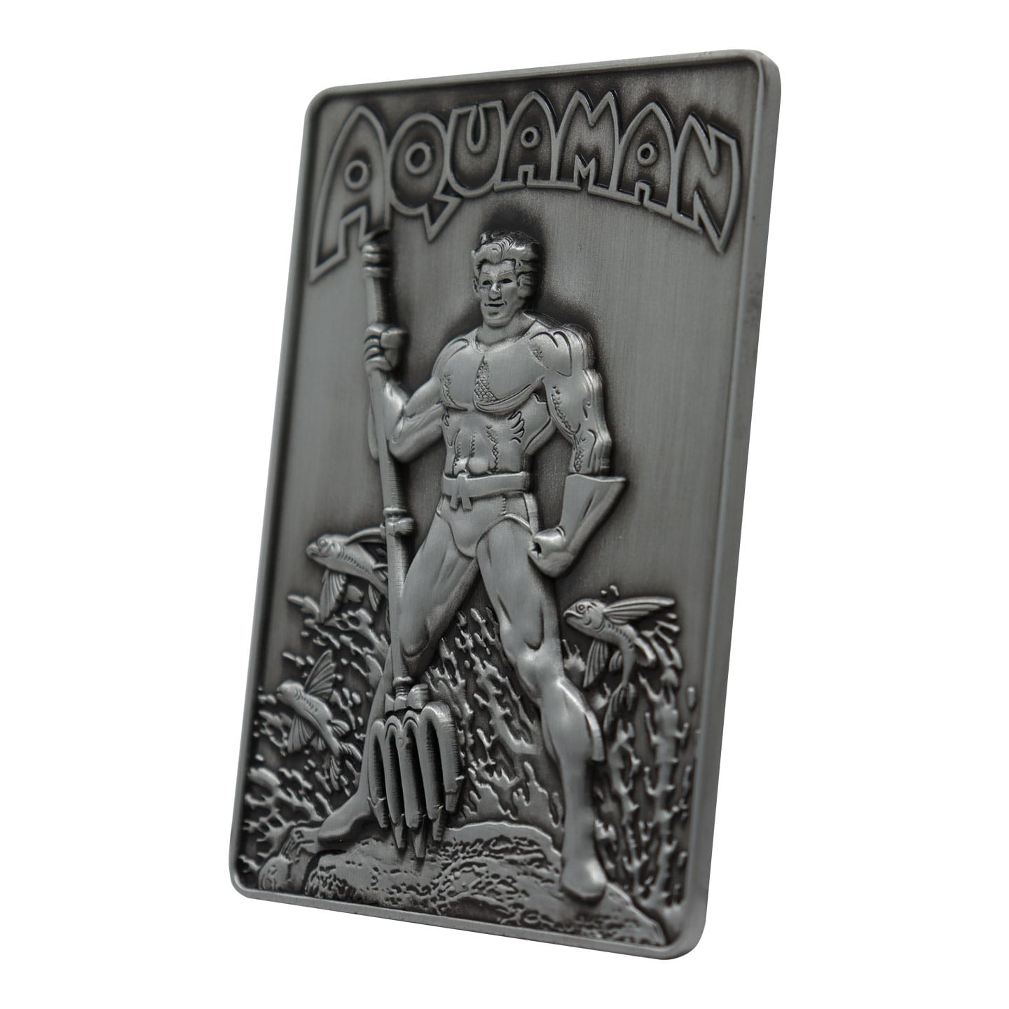 DC Comics Limited Edition Aquaman Ingot angled view