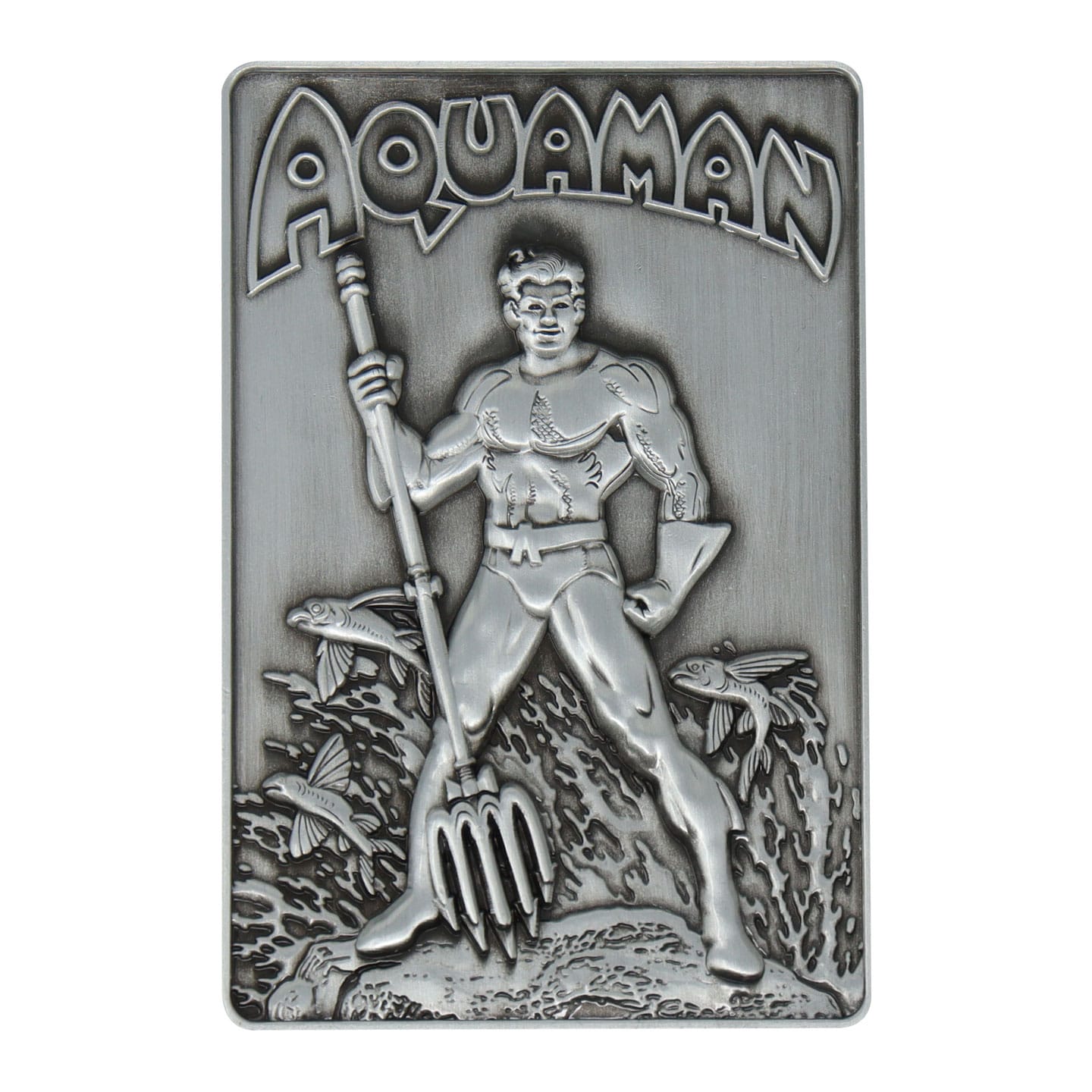 DC Comics Limited Edition Aquaman Ingot back view