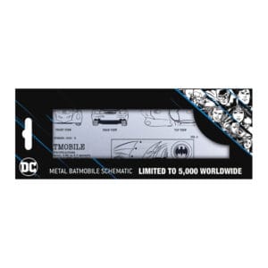 DC Batman Batmobile Schematic FanPlate
