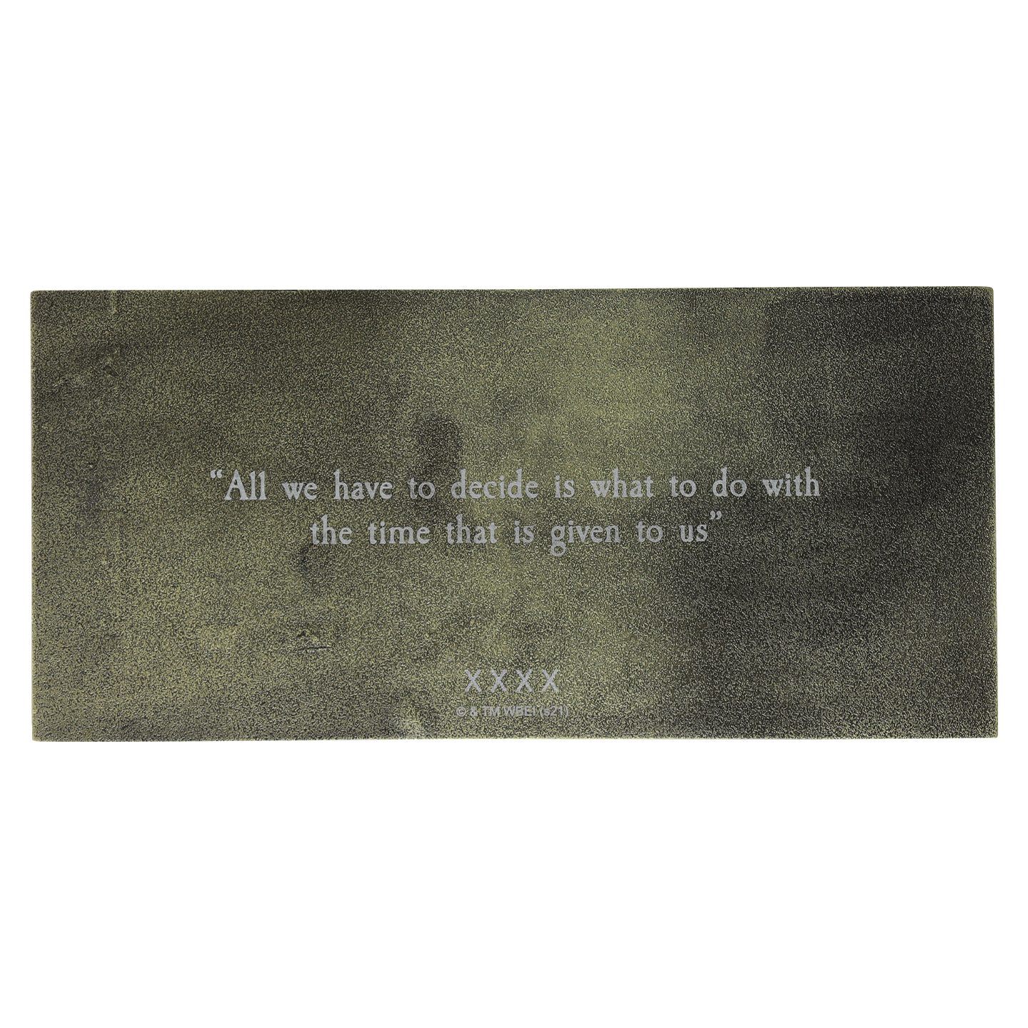 The Lord of the Rings Limited Edition The Fellowship Plaque back view