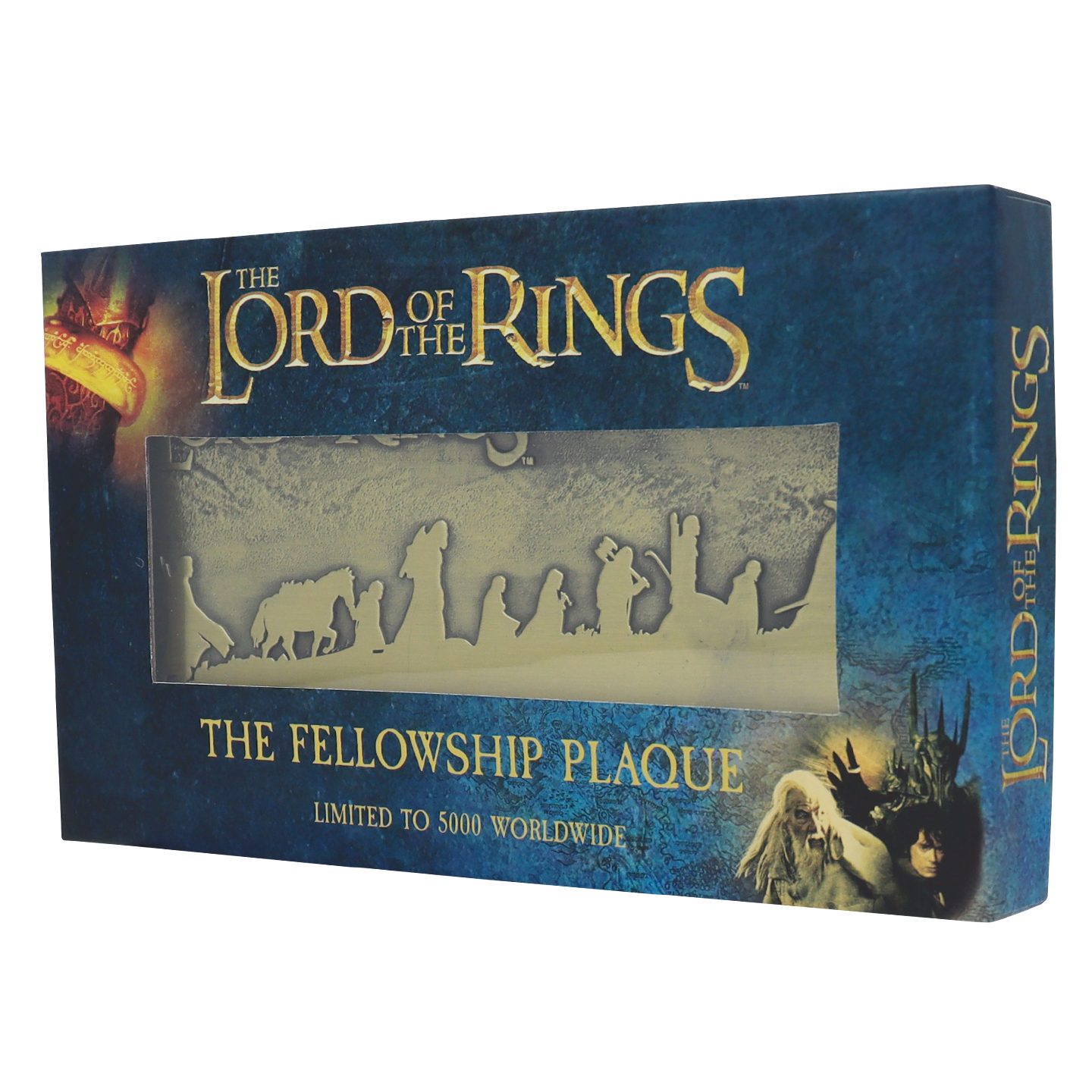 The Lord of the Rings Limited Edition The Fellowship Plaque angled view