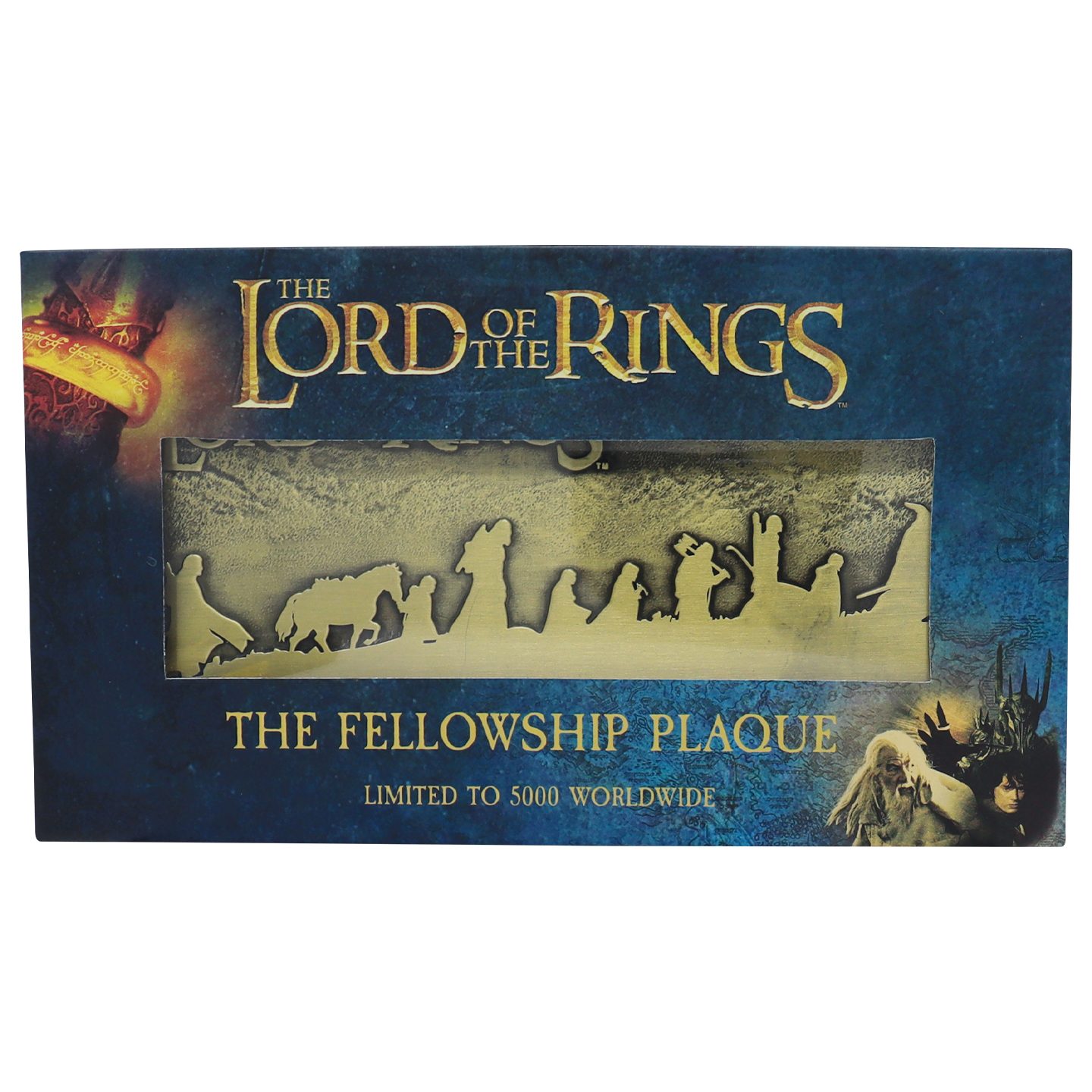 The Lord of the Rings Limited Edition The Fellowship Plaque presentation box front