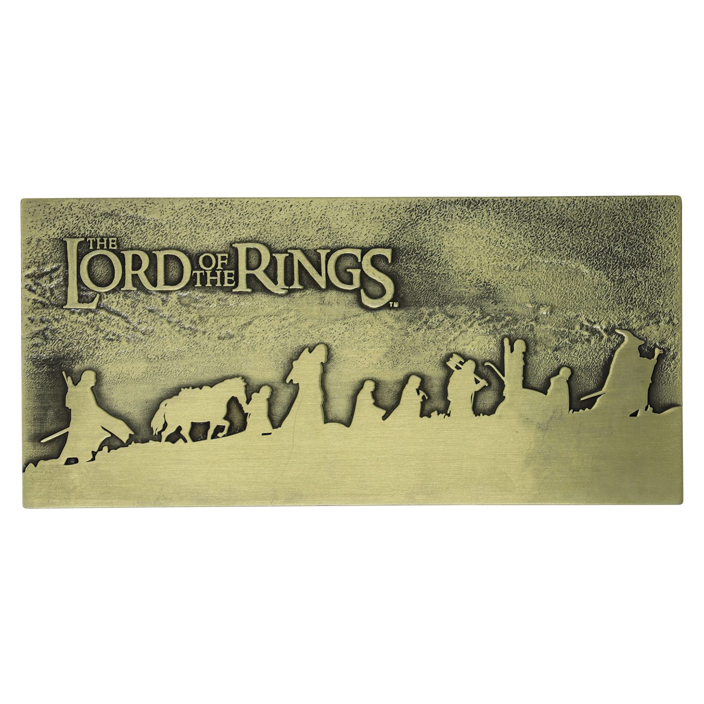 The Lord of the Rings Limited Edition The Fellowship Plaque front view