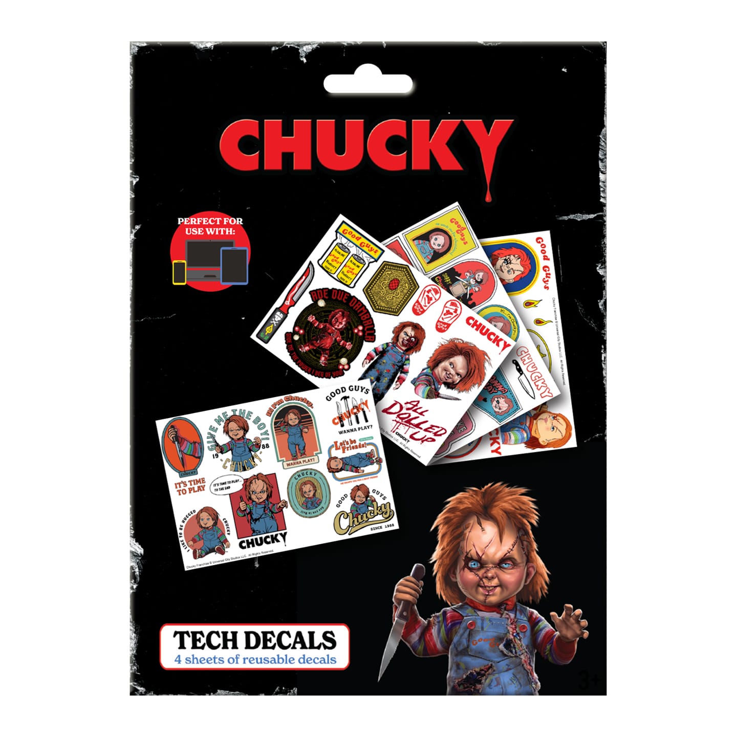 Chucky Tech Decals packaging front