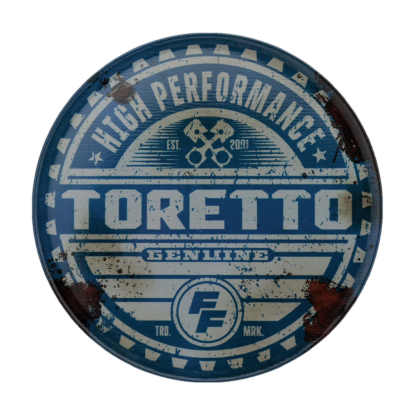 Fast & Furious Set of 4 Vintage Style Printed Metal Coasters