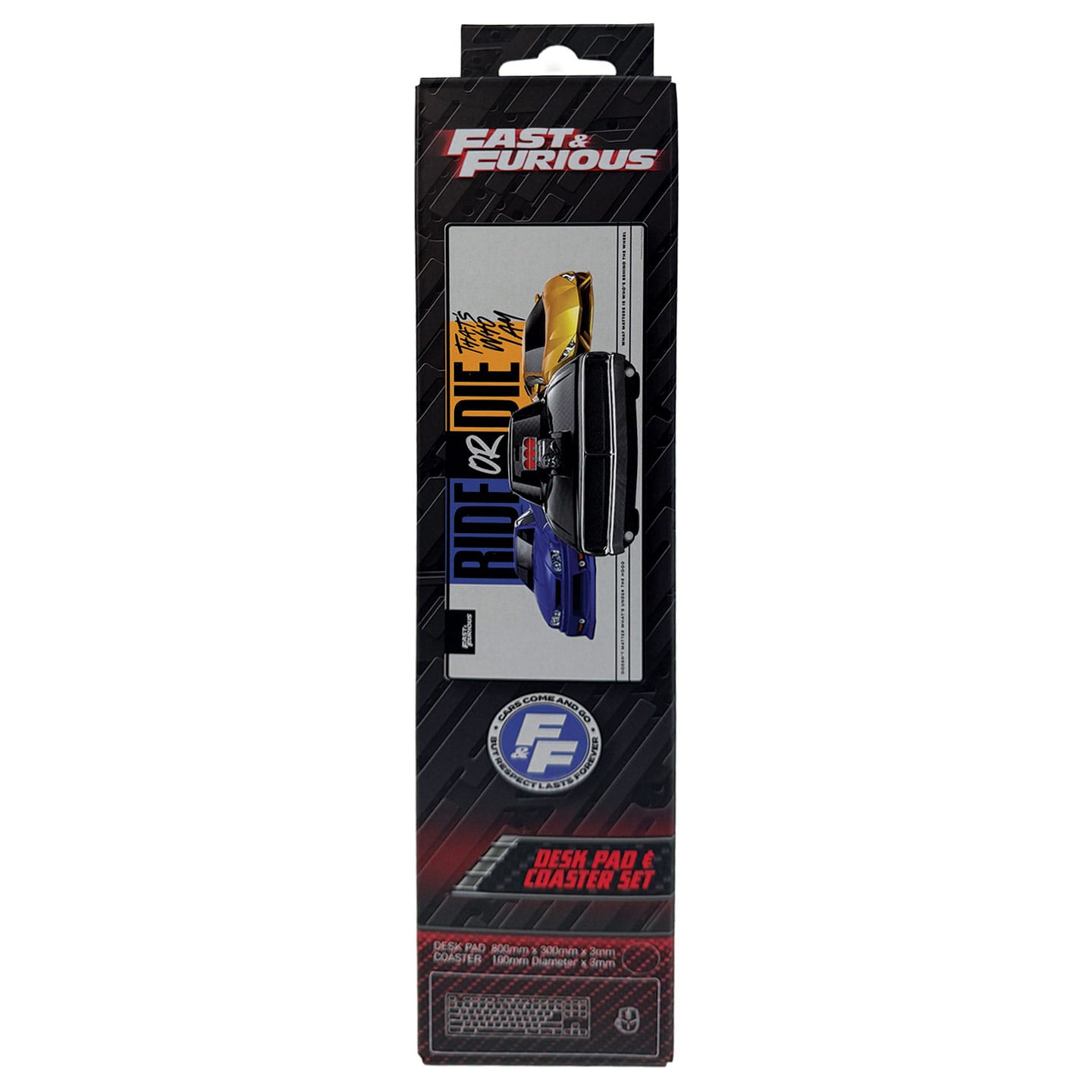 Fast & Furious ‘Ride or Die’ Desk Pad and Coaster Set presentation box front