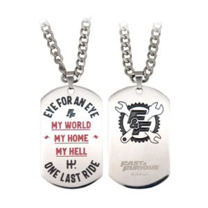 Fast & Furious Stainless Steel Dog Tag