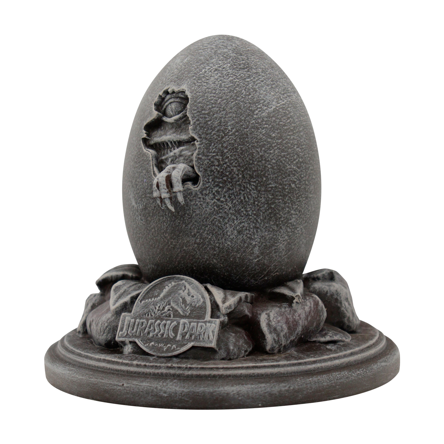 Jurassic Park 30th Anniversary Replica Egg & John Hammond Cane Set angled view