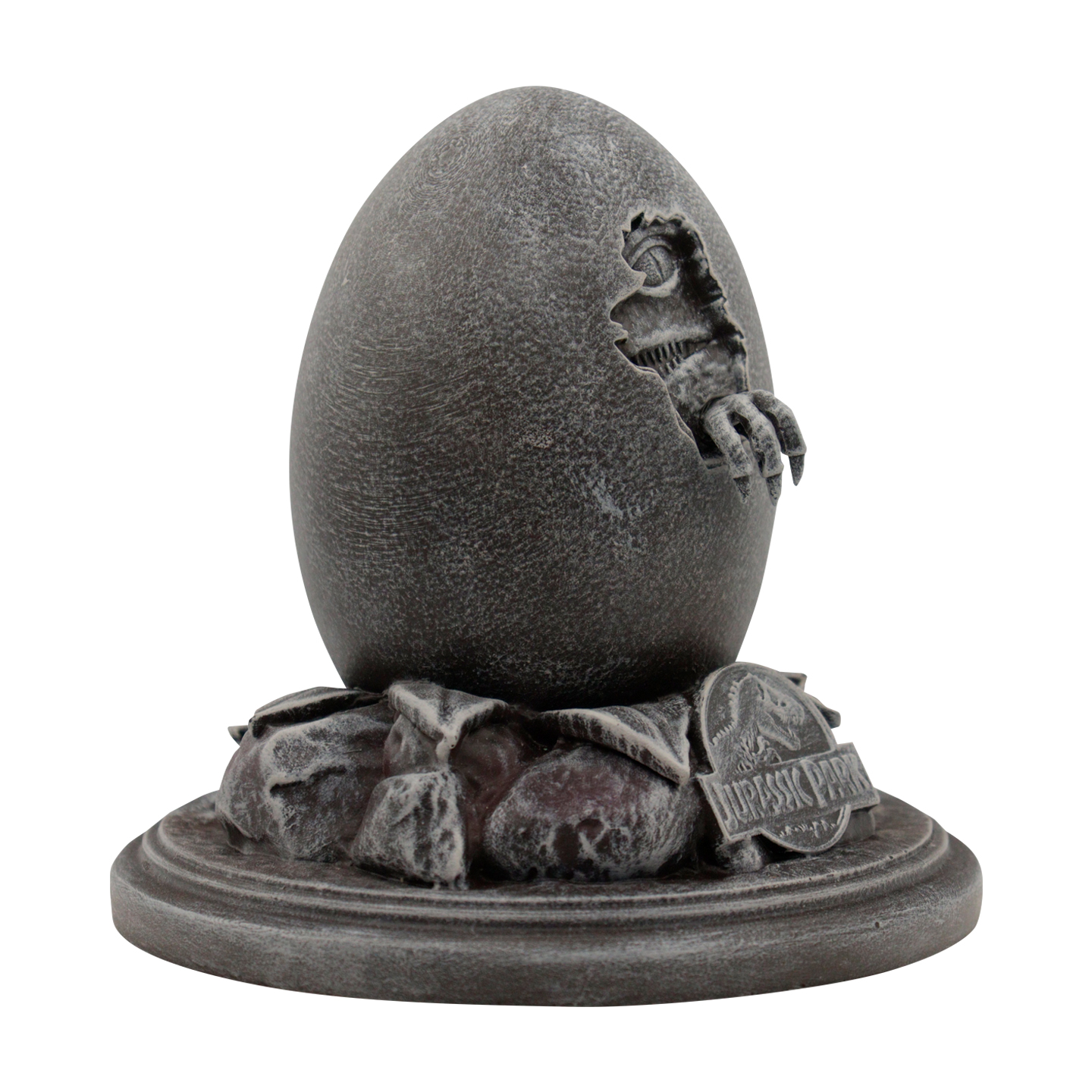 Jurassic Park 30th Anniversary Replica Egg & John Hammond Cane Set angled view