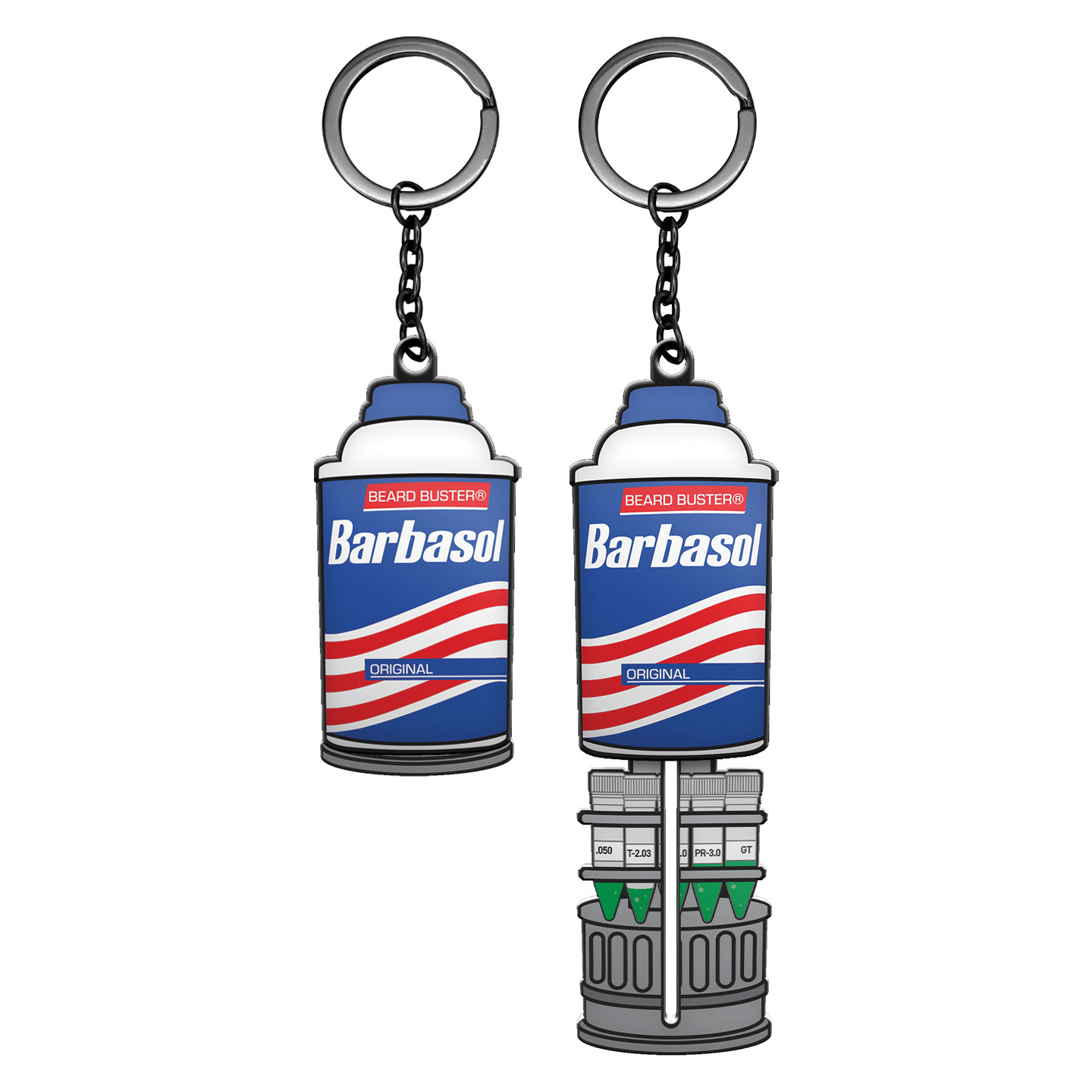 Jurassic Park Limited Edition Sliding Barbasol Can Keyring