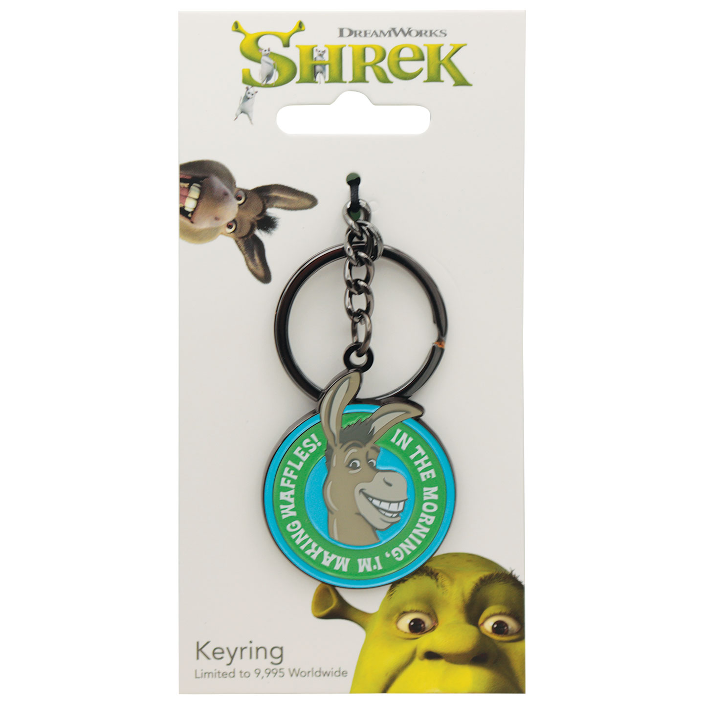 Shrek Limited Edition ‘Donkey Waffles’ Keyring packaging front