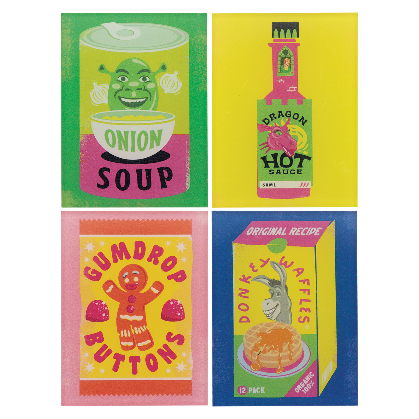Shrek Set of Four Magnets