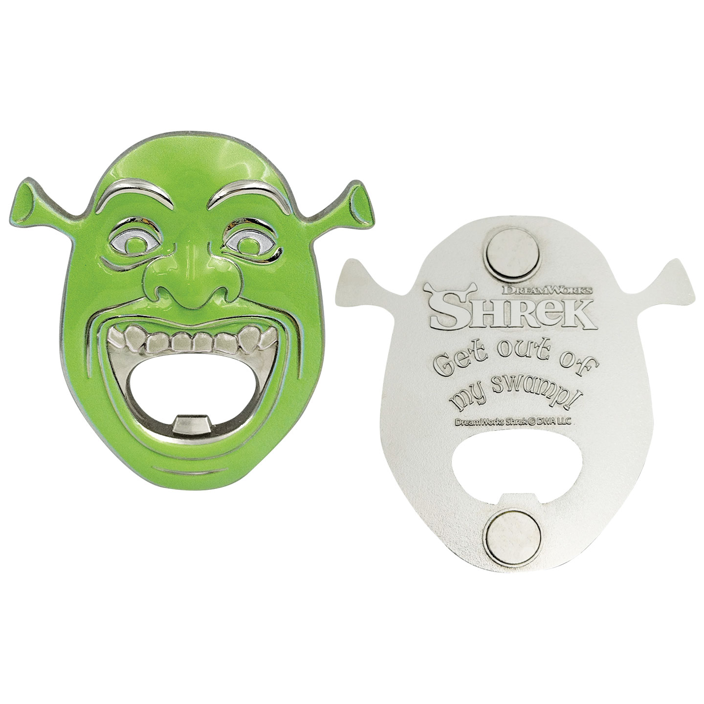 Shrek Bottle Opener front and back view
