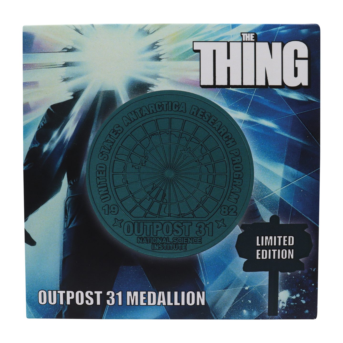 The Thing Limited Edition Outpost 31 Medallion presentation box front