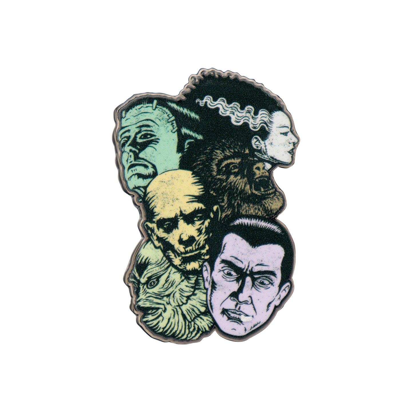 Universal Monsters Limited Edition Pin Badge front view