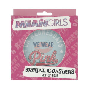 Mean Girls Set of Four Printed Metal Coasters