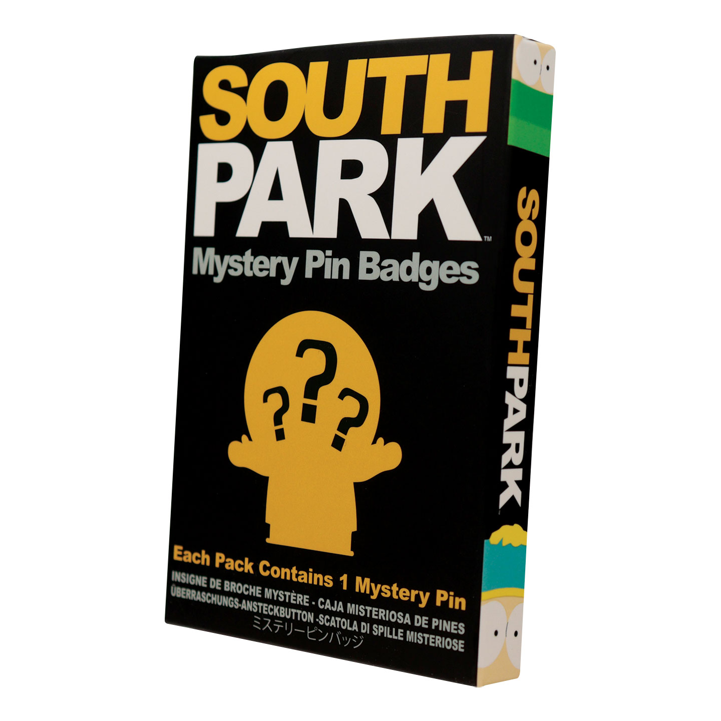 South Park Mystery Pin Badges angled view