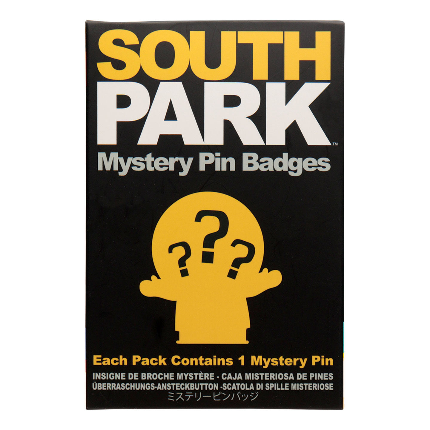 South Park Mystery Pin Badges presentation box front