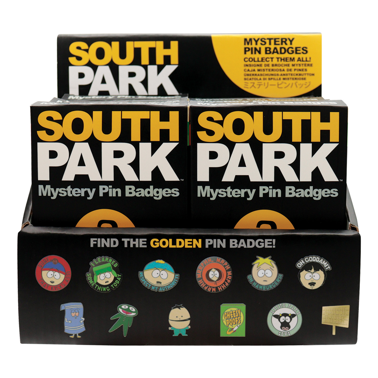 South Park Mystery Pin Badges front view