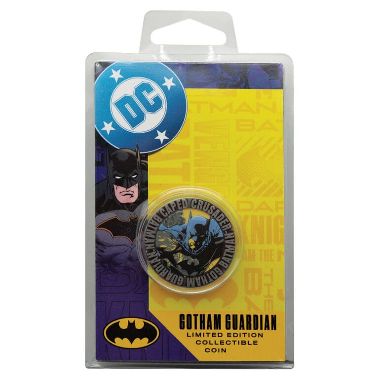 Batman Caped Crusader Limited Edition Coin packaging front