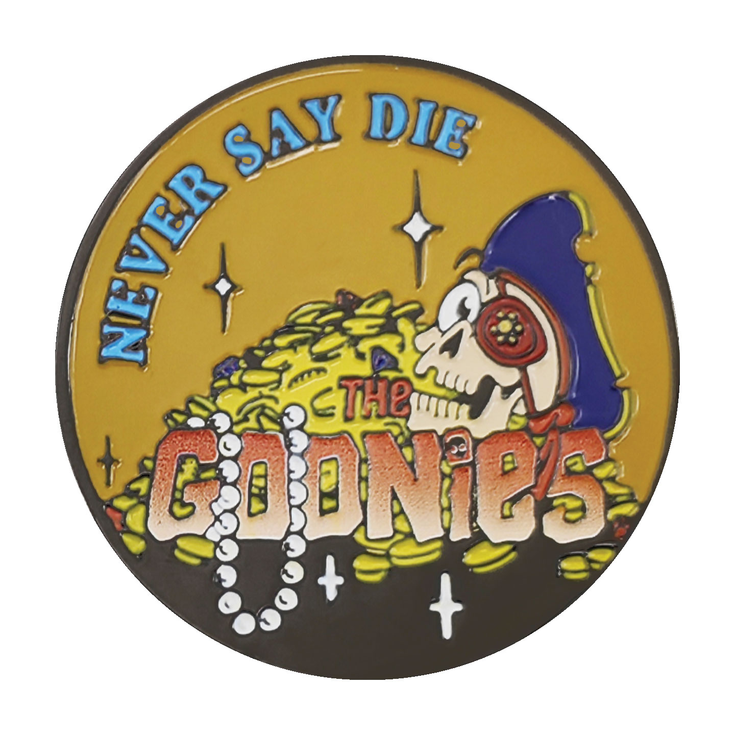 The Goonies Limited Edition 40th Anniversary Presentation Coin back view