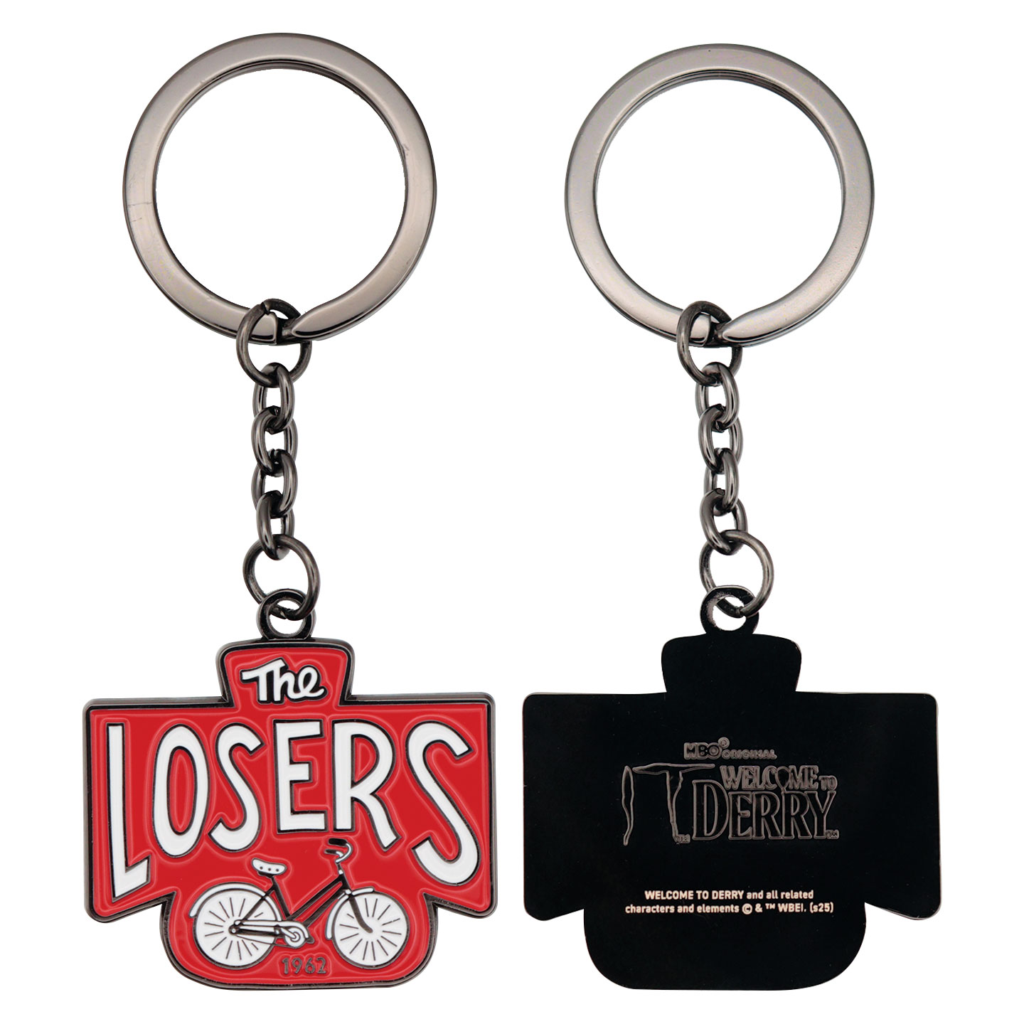 IT: Welcome to Derry The Losers Keyring front and back view