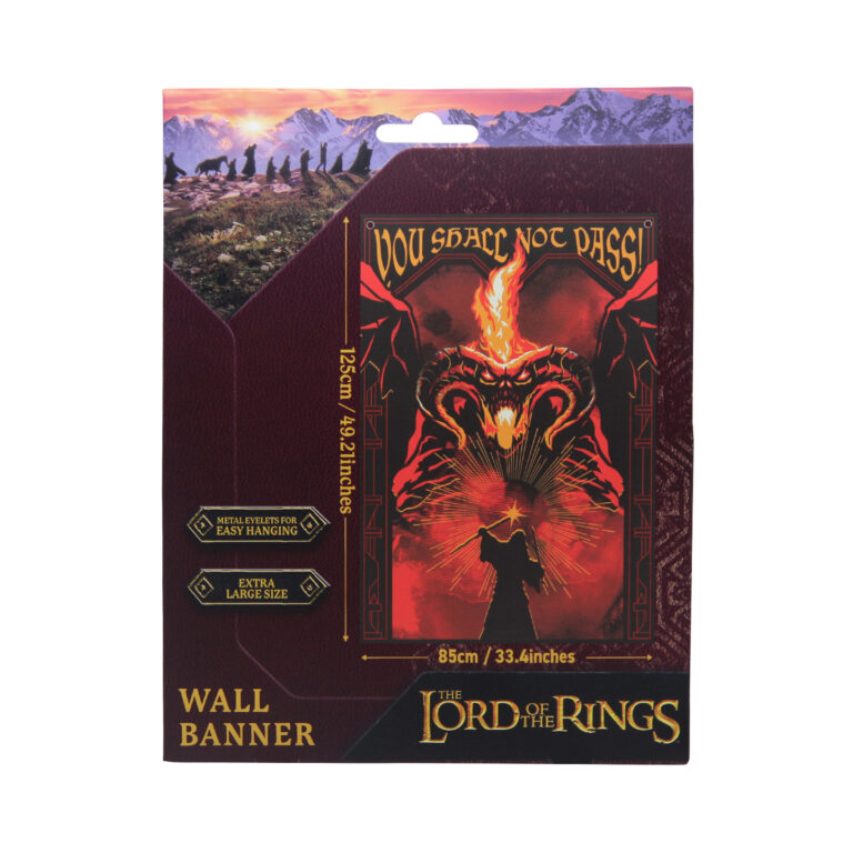 The Lord of the Rings Wall Banner presentation box front