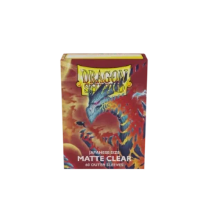 Dragon Shield Matte Clear Outer Sleeves - Japanese (60 Pack)