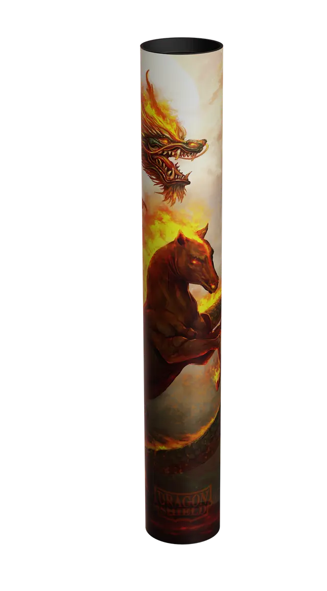 Dragon Shield Fire Horse 2026 Art Playmat with Tube - Image 2