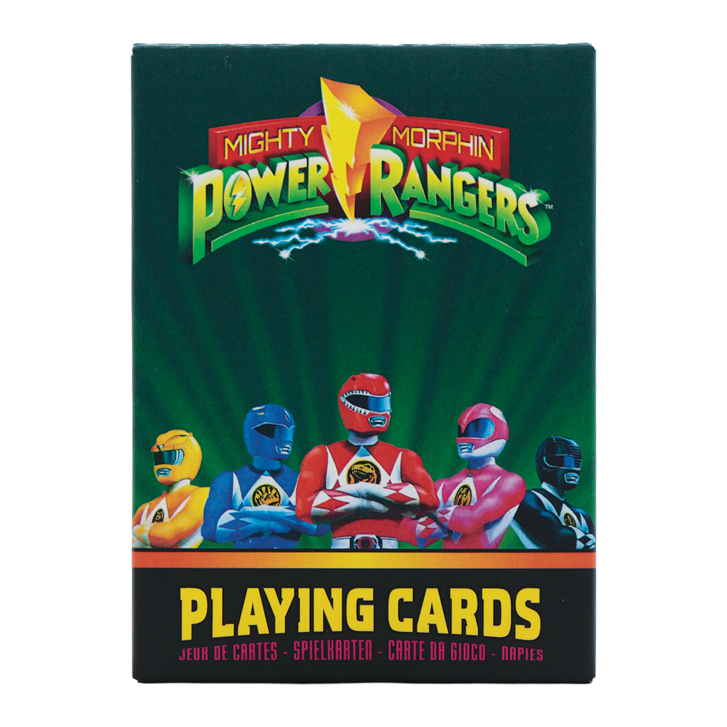 Power Rangers Playing Cards CDU of 12 Packs