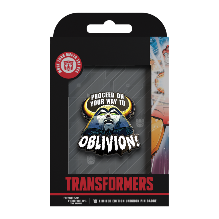 Transformers: The Movie Limited Edition 40th Anniversary Unicron Pin Badge