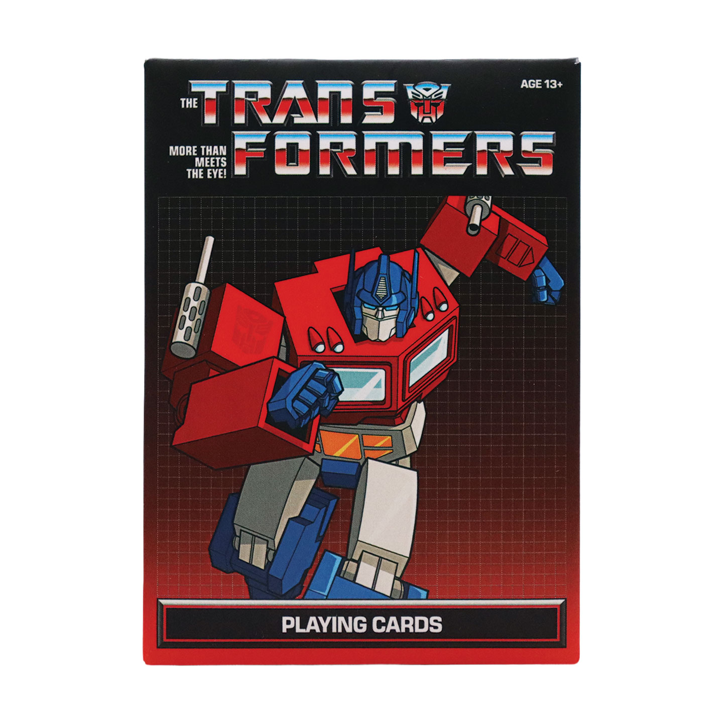 Transformers Playing Cards CDU Containing 12 Packs