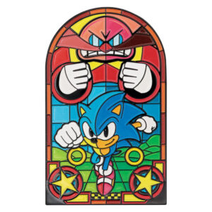 Sonic The Hedgehog Limited Edition Stained Glass Window Style Ingot
