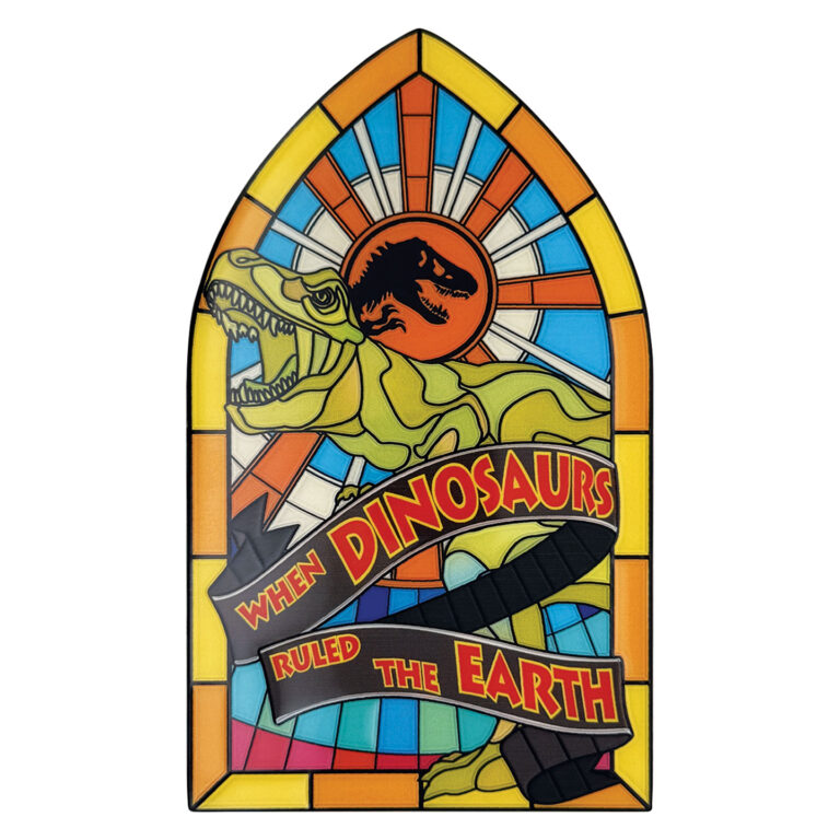 Jurassic Park Limited Edition Stained Glass Style Metal Ingot