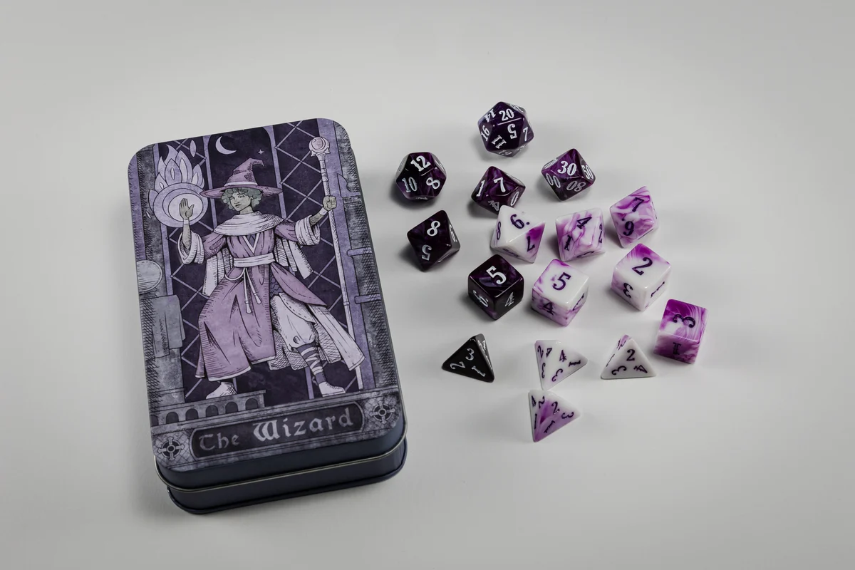 Beadle & Grimm's Wizard Character Class Dice Set (16 Dice)