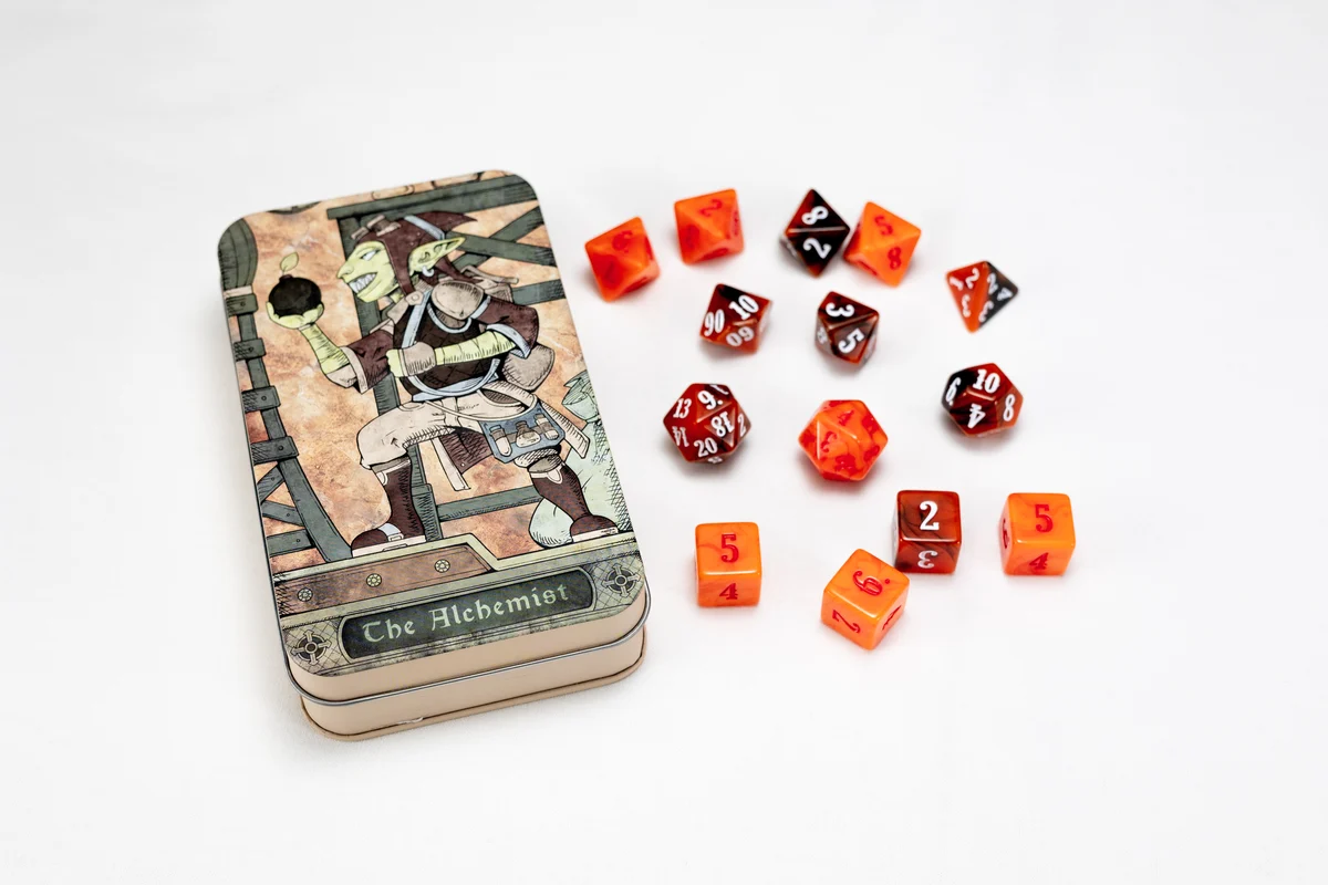 Beadle & Grimm's Alchemist Character Class Dice Set (14 Dice)