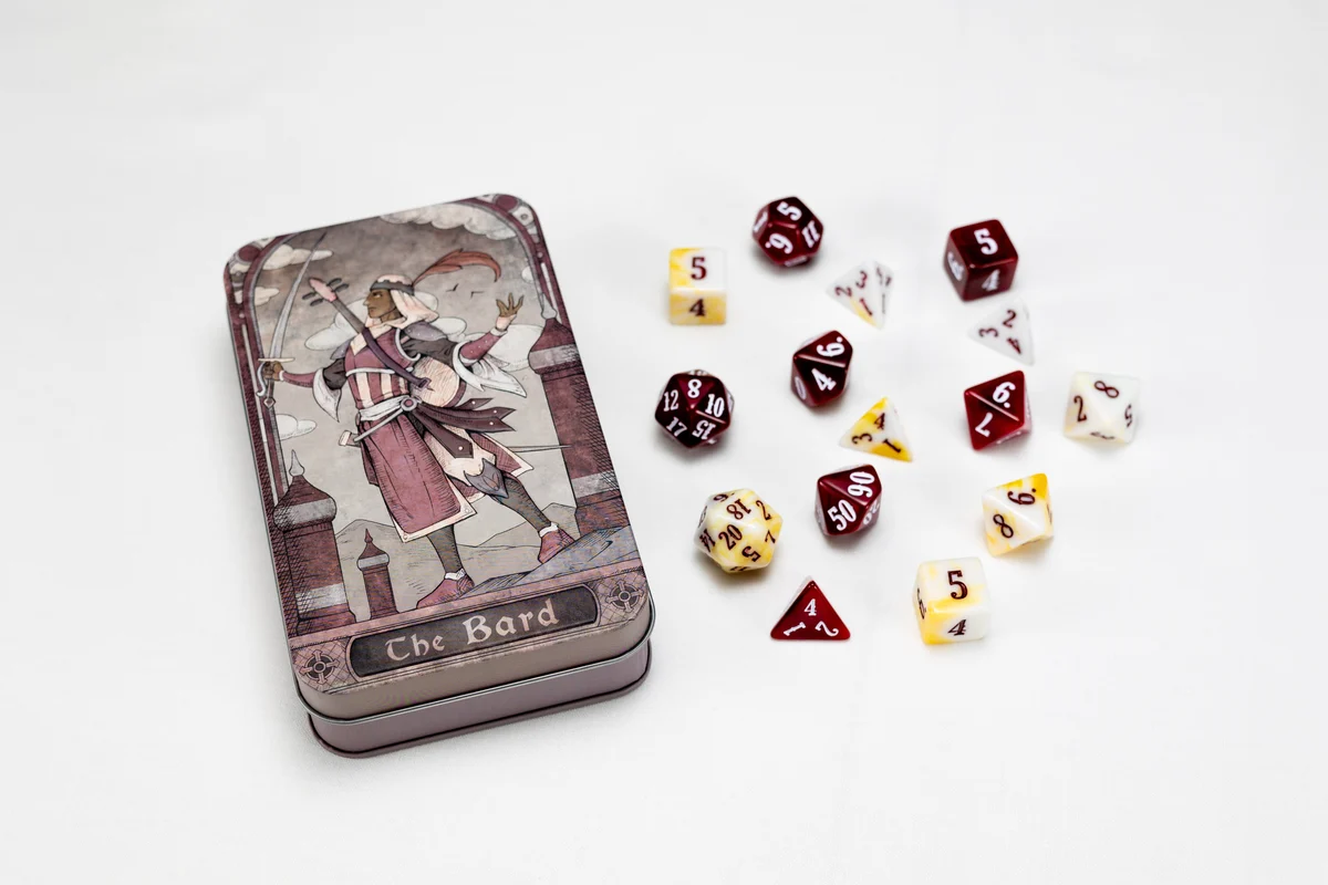 Beadle & Grimm's Bard Character Class Dice Set (15 Dice)