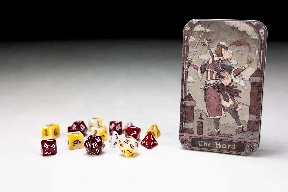 Beadle & Grimm's Bard Character Class Dice Set (15 Dice) - Image 2