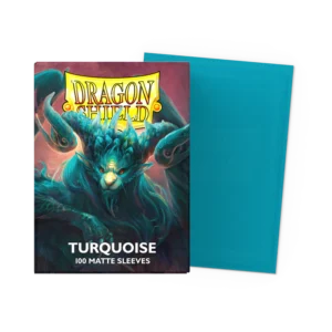 Dragon Shield Turquoise Matte Sleeves - Standard (100 Pack)