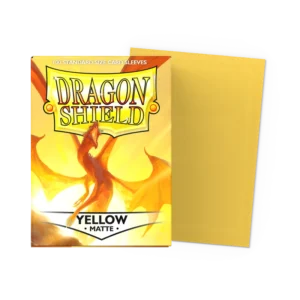 Dragon Shield Yellow Matte Sleeves - Standard (100 Pack)