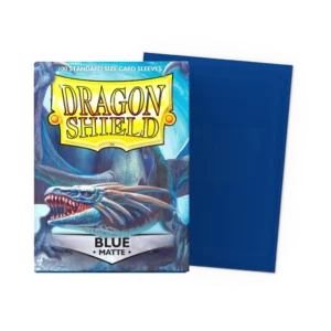 Dragon Shield Blue Matte Sleeves - Standard (100 Pack)