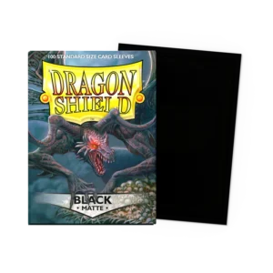 Dragon Shield Black Matte Sleeves - Standard (100 Pack)