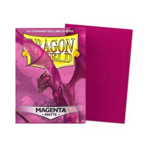 Dragon Shield Magenta Matte Sleeves - Standard (100 Pack)