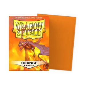 Dragon Shield Orange Matte Sleeves - Standard (100 Pack)