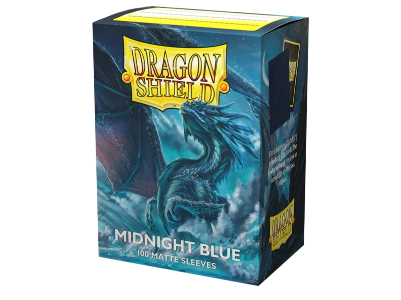 Dragon Shield Midnight Blue Matte Sleeves - Standard (100 Pack)