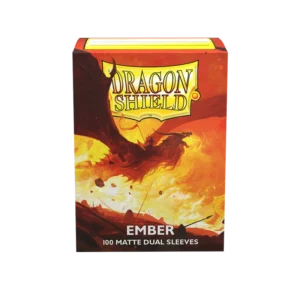 Dragon Shield Ember Dual Matte Sleeves - Standard (100 Pack)