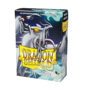 Dragon Shield White Matte Sleeves - Japanese (60 Pack)