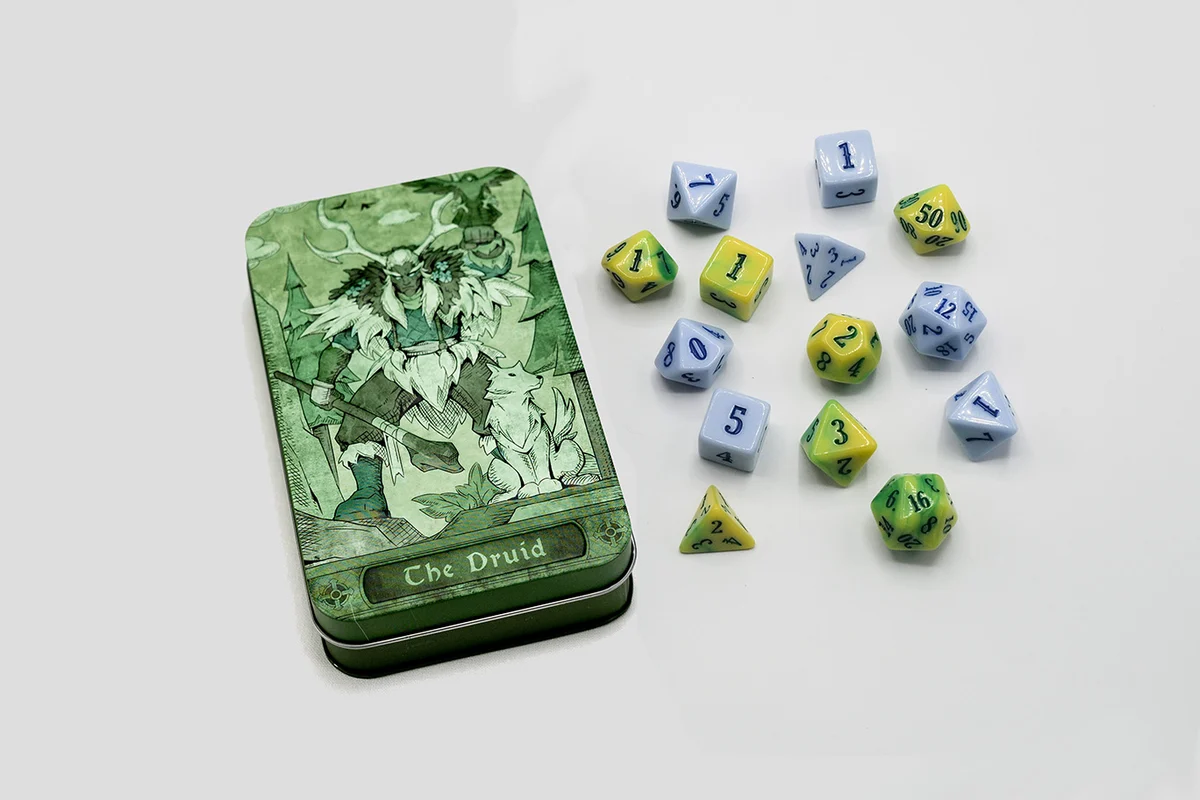 Beadle & Grimm's Druid Character Class Dice Set (14 Dice)