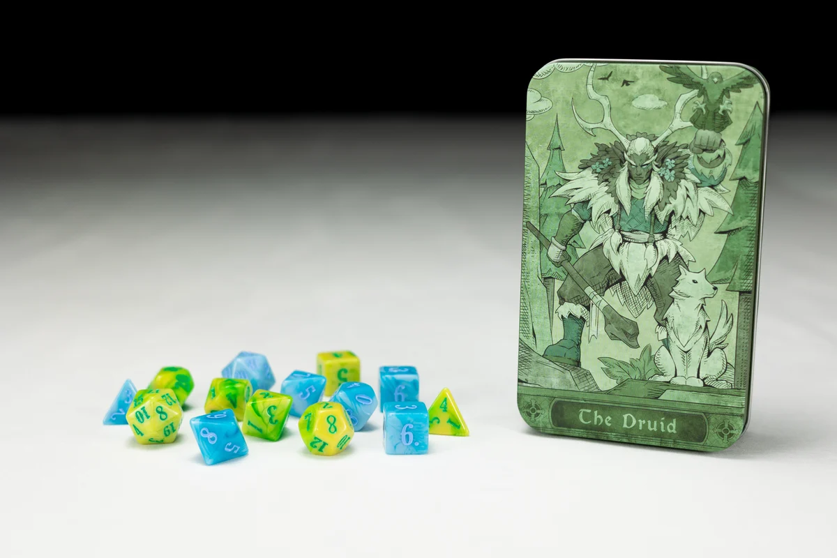 Beadle & Grimm's Druid Character Class Dice Set (14 Dice) - Image 2